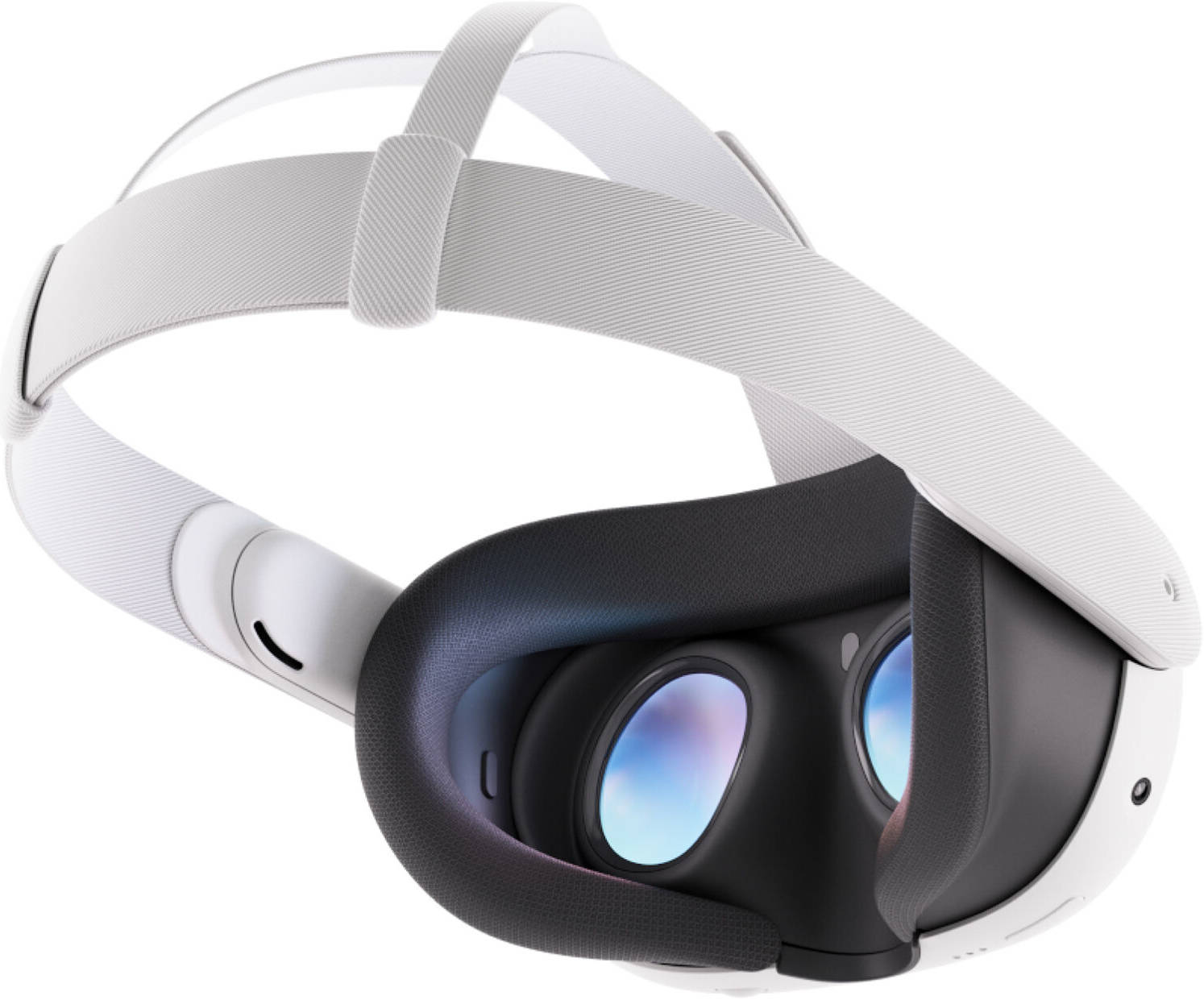 Meta Quest 3 Advanced VR Headset, 2064x2208 Resolution Per Eye, 128GB Storage, Ring-Free Touch Plus Controllers, Adjustable Strap,TruTouch Haptic Feedback, Built-In 3D Spatial Audio, White | QUEST-3