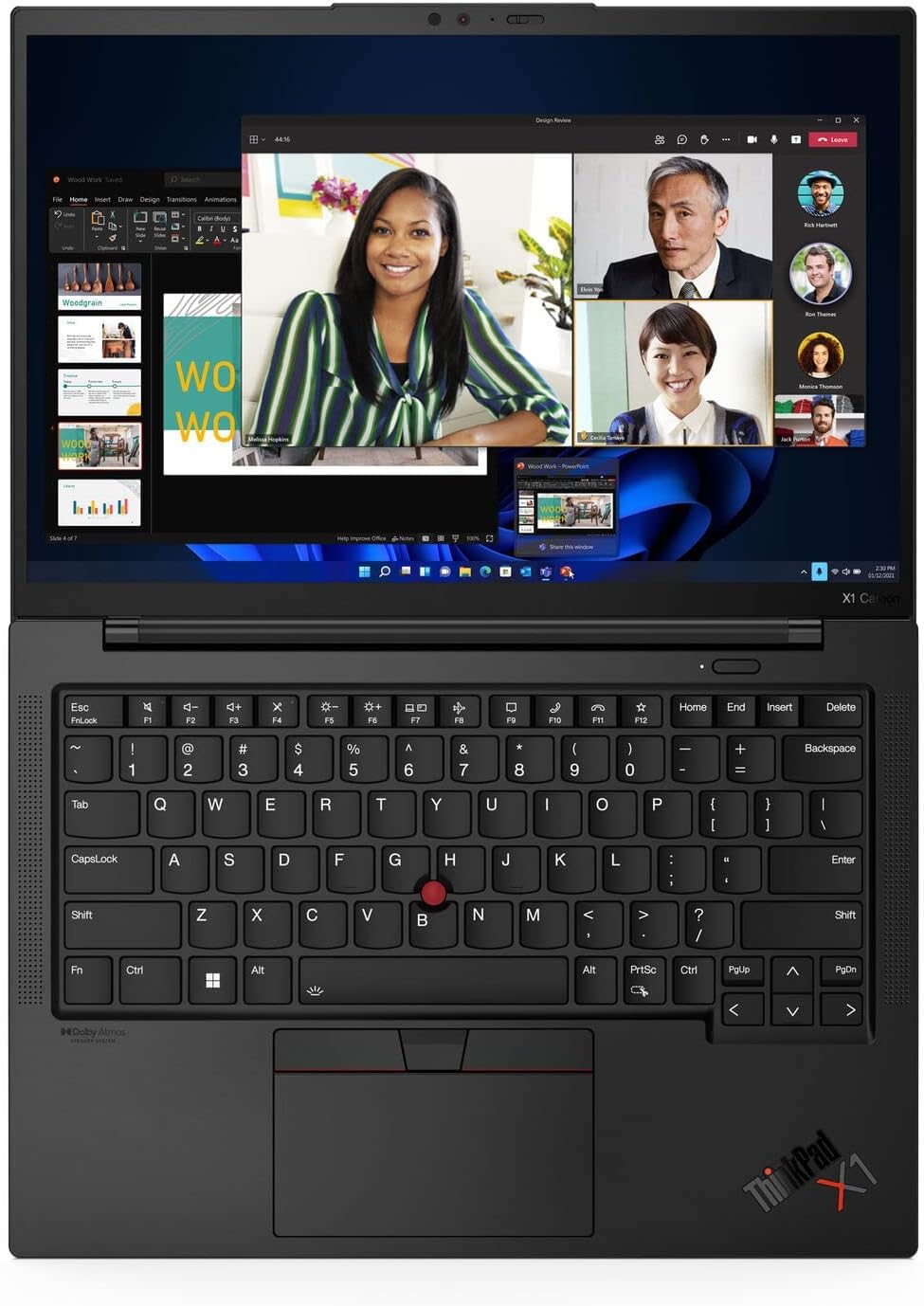 Lenovo ThinkPad X1 Carbon Gen10, Core i7-1260P, 16GB, 512GB SSD, Win 11