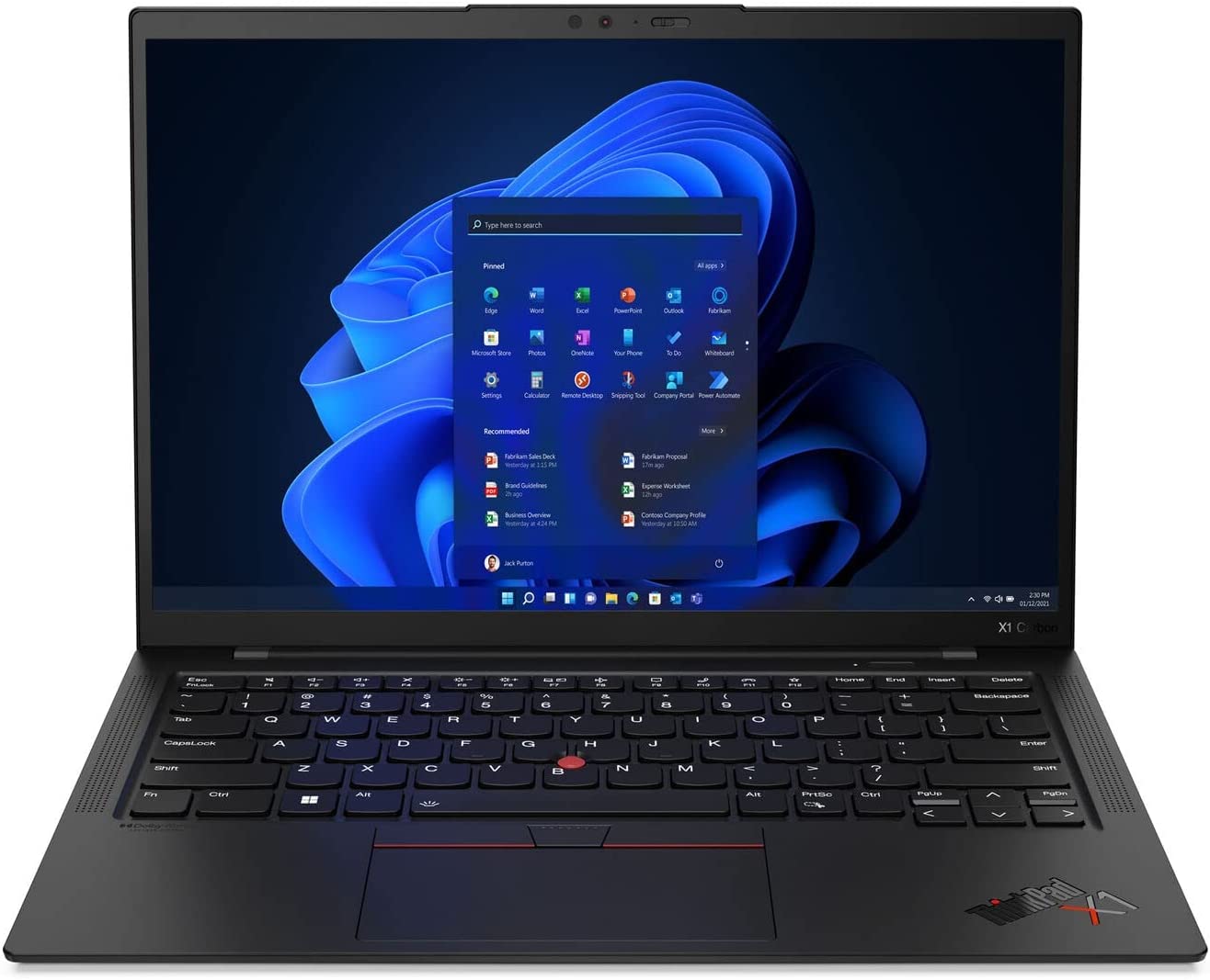 Lenovo ThinkPad X1 Carbon Gen10, Core i7-1260P, 16GB, 512GB SSD, Win 11