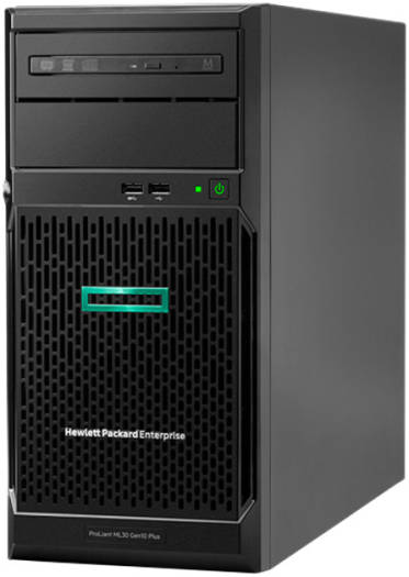 HPE ProLiant ML30 Gen10 Plus tower server with one Intel® Xeon®