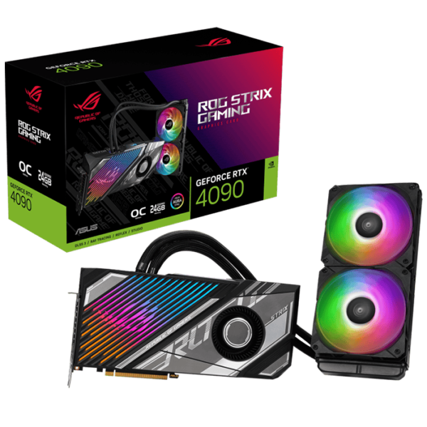 Asus ROG Strix LC GeForce RTX 4090 24GB GDDR6X OC Edition 24GB Graphics card | 90YV0IY0-M0NA00