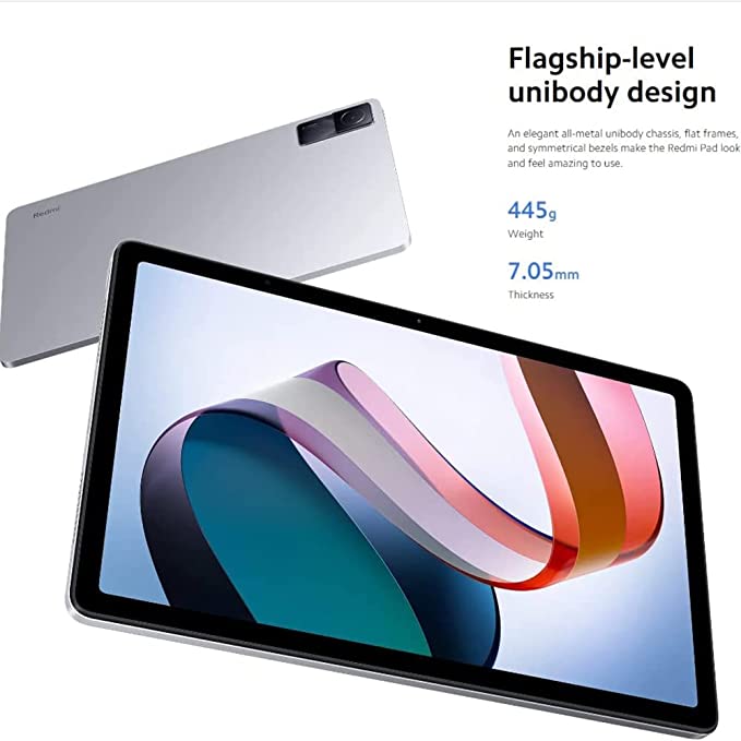 Xiaomi Redmi Pad (Moonlight Silver 6GB RAM, 128 Storage) - 90Hz 10.61 inch 2K Display | High-performance MediaTek Helio G99 | 8000 mAh battery with 18W Fast Charging