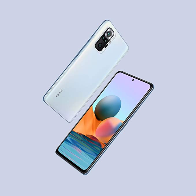 Xiaomi Redmi Note 10 Pro - Smartphone 6+64GB, 6,67” 120Hz AMOLED DotDisplay, Snapdragon 732G, 108MP Quad Camera, 5020mAh, Glacier Blue