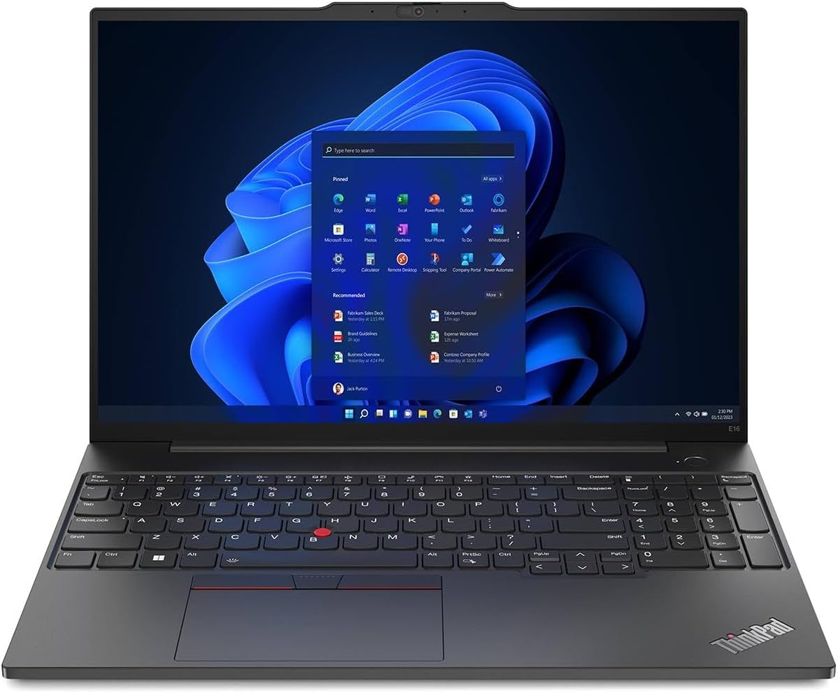 LENOVO ThinkPad E16 Gen 1 Intel Core i7-1355U 16GB RAM,1TB SSD 16' inch FHD WIN 11 Pro