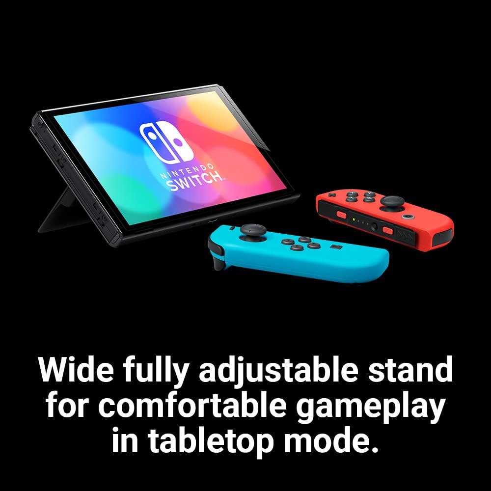 Nintendo Switch OLED Display Handheld Gaming Console with Controllers and Dock - 7