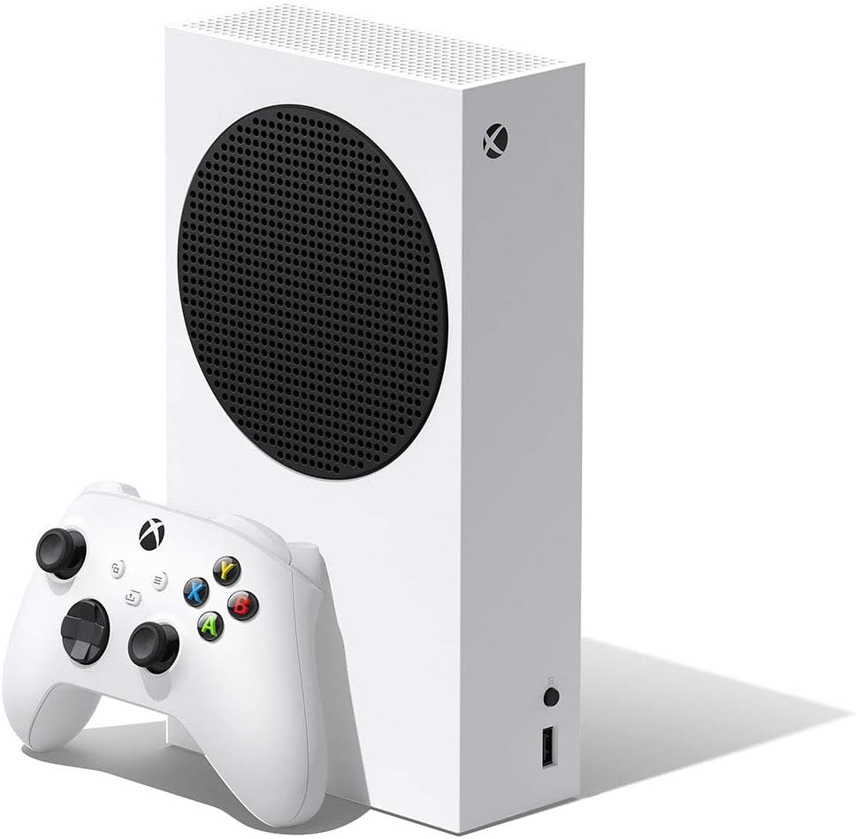 Microsoft Xbox Series S Gaming Console, 512GB NVMe SSD Storage, 8X Cores CPU, 4 TFLOPS Custom RGNA 2 GPU, 10GB GGDR6 Memory, Upo to 1440p Resolution, White