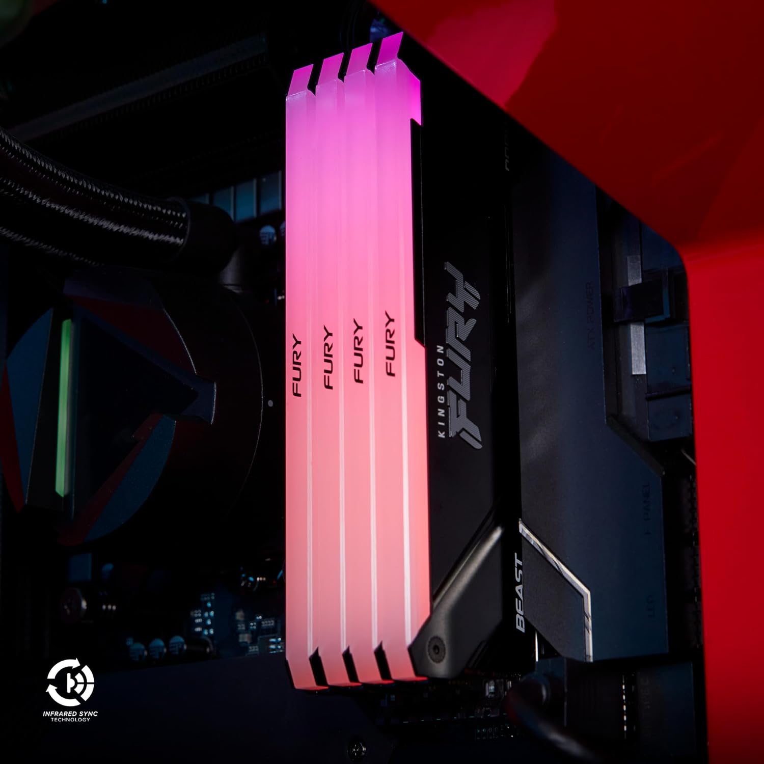 Kingston Fury Beast DDR4 RGB CL16 DIMM Desktop Gaming Memory