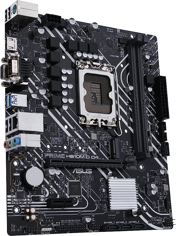 Asus Prime H610M-D D4 Intel® H610 (LGA 1700) mic-ATX