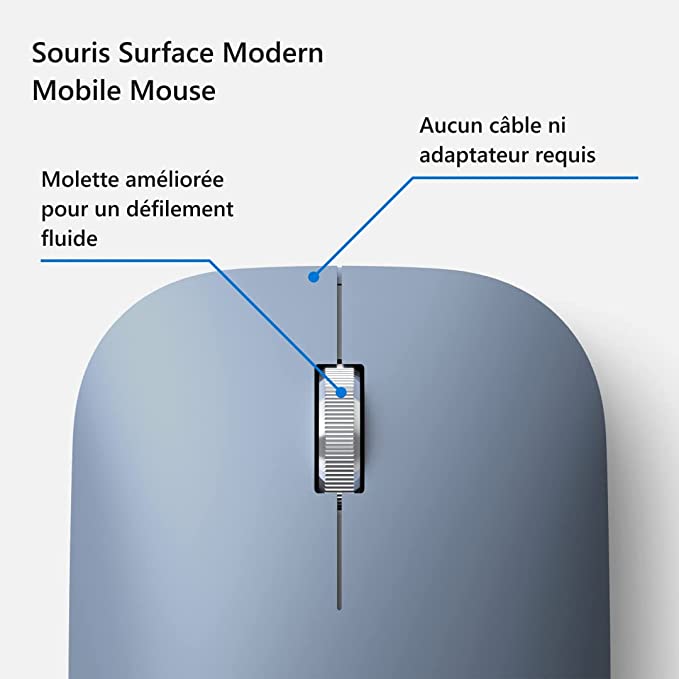 Microsoft Surface Mobile Bluetooth Mouse Ice Blue