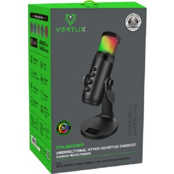Vertux Crusader Unidirectional Cardioid Gaming Microphone