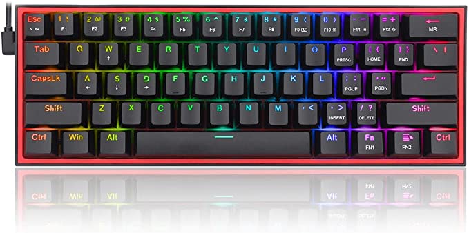 Redragon K617 Fizz 60% Wired RGB Mechanical Keyboard