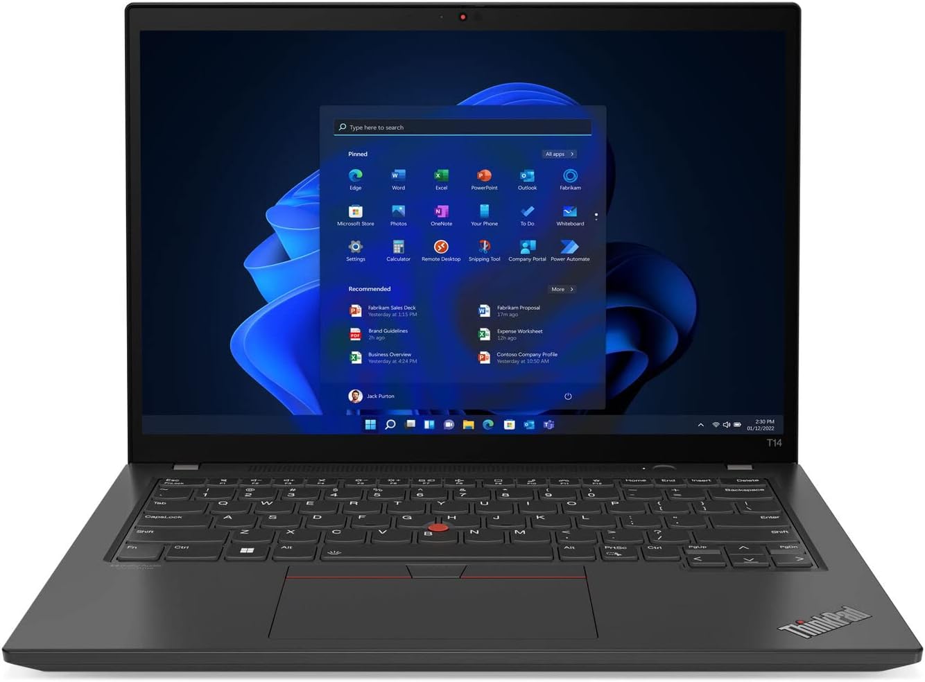 Lenovo Latest ThinkPad T14 Gen 3 Core i7-1235U, 16GB, 512GB SSD, Wind 10