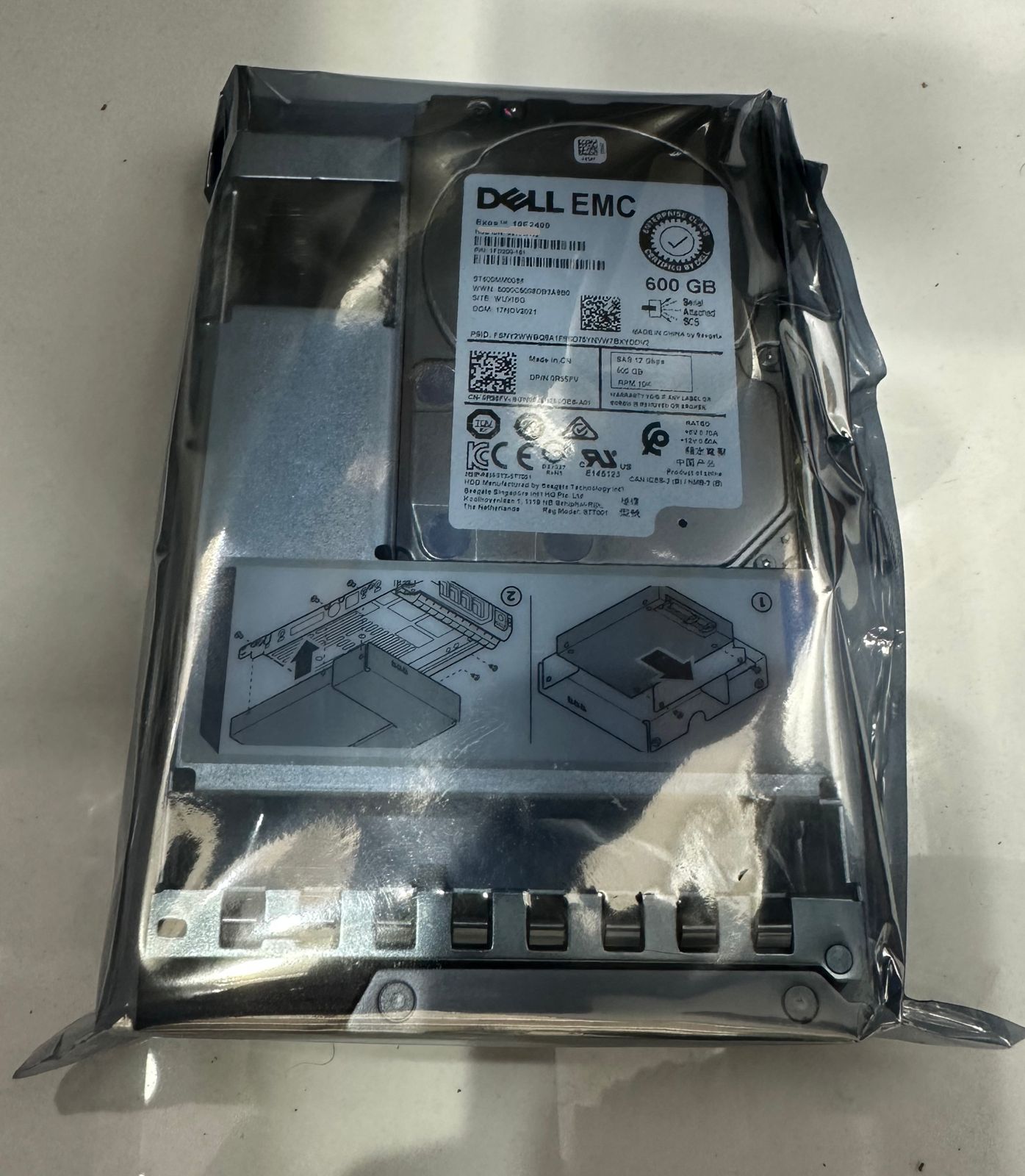 Dell 600-GB 12G 10K 2.5 SAS With X7K8W