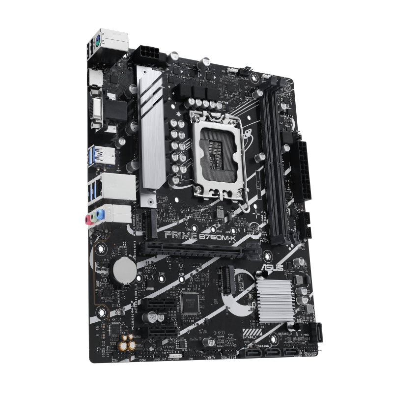 ASUS Prime B760M-K, an Intel® B760 LGA 1700 mATX