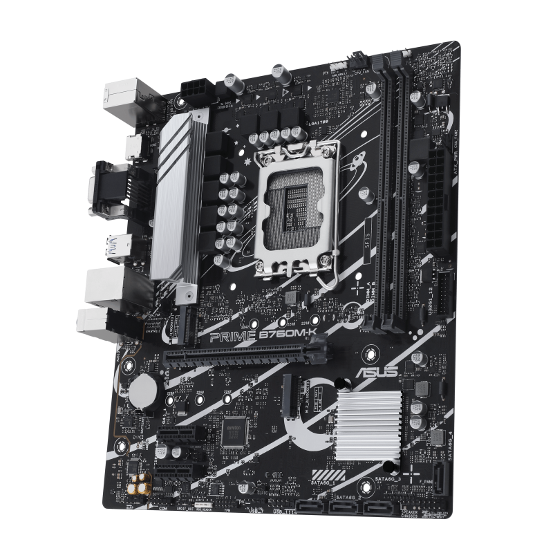 ASUS Prime B760M-K, an Intel® B760 LGA 1700 mATX