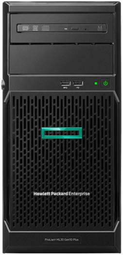 HPE ProLiant ML30 Gen10 Plus tower server with one Intel® Xeon®