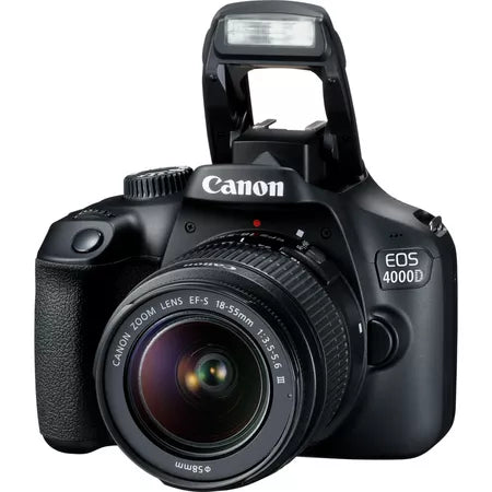 Canon EOS 4000D Black + EF-S 18-55mm III Lens